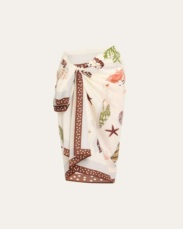 Latte Sarong Coverup